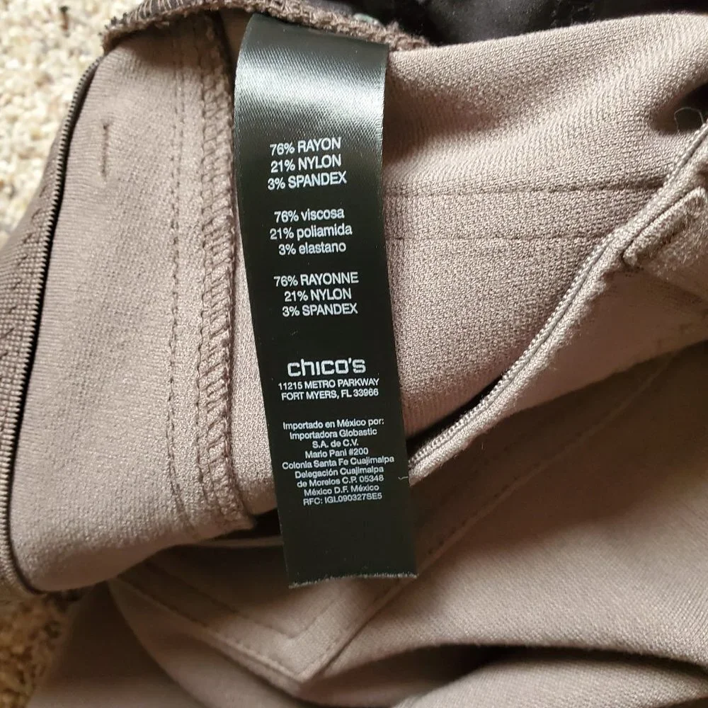 Chico's So Slimming Peyton Pants, Chico's Size 0.5 (US S/6), Texas Taupe. EUC.